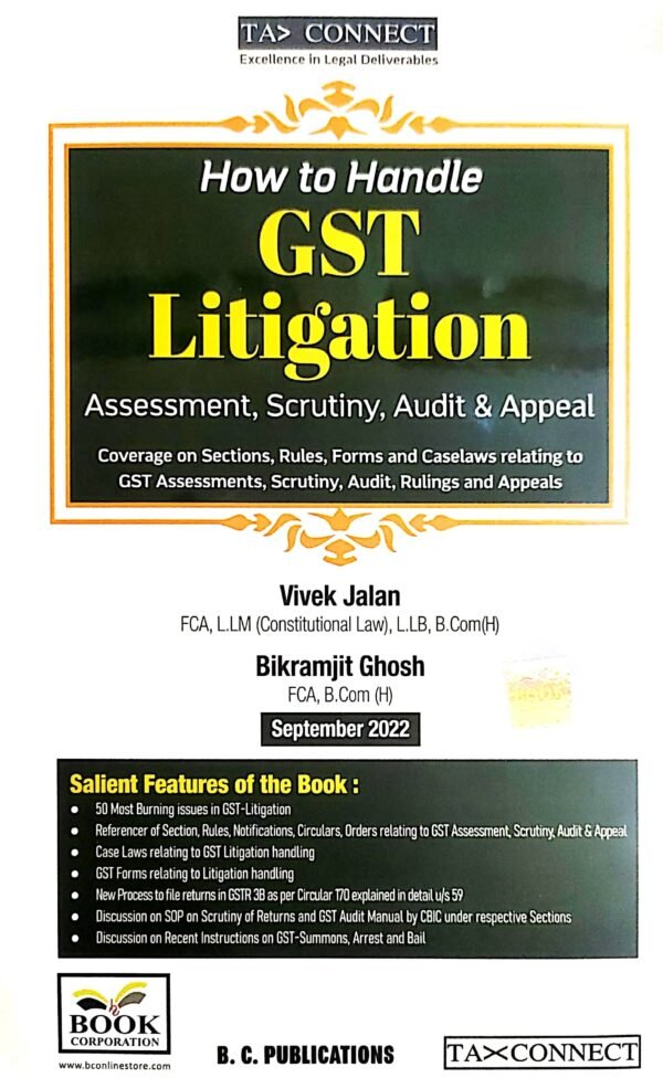 How To Handle GST Litigation Assessment,Scrutiny,Audit & Appeal By